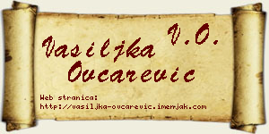 Vasiljka Ovčarević vizit kartica